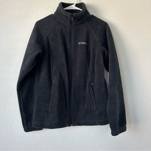 Black Columbia Fleece Zip Up Jacket